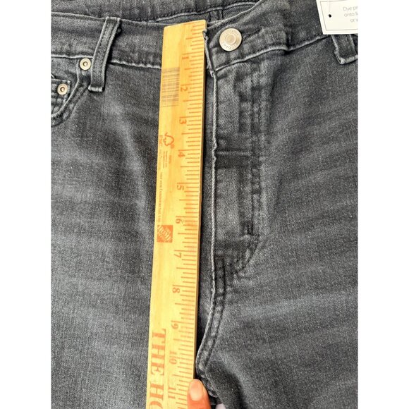 George Mens Slim Fit Jeans Dark Wash Straight Leg 36x34 Cotton Blend Durable Eve - Picture 6 of 12